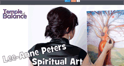 Desktop Screenshot of healingart.templeofbalance.com