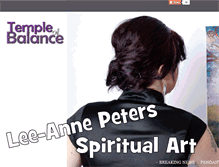 Tablet Screenshot of healingart.templeofbalance.com
